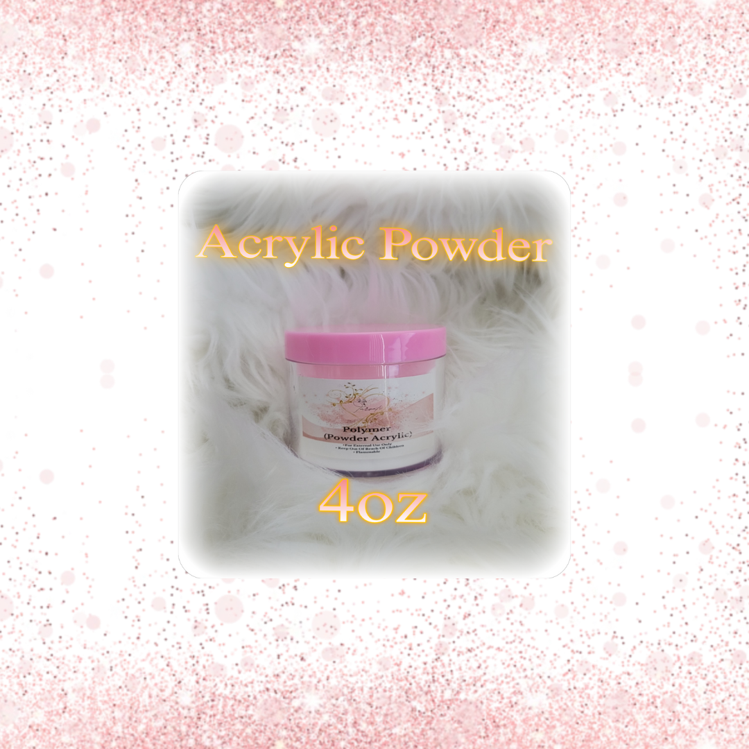 4oz Clear Acrylic Powder (Polymer)