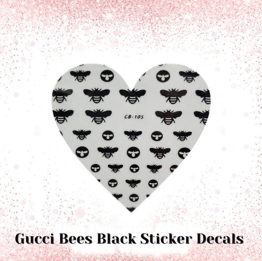 Gucci Bee Nail Sticker Decals