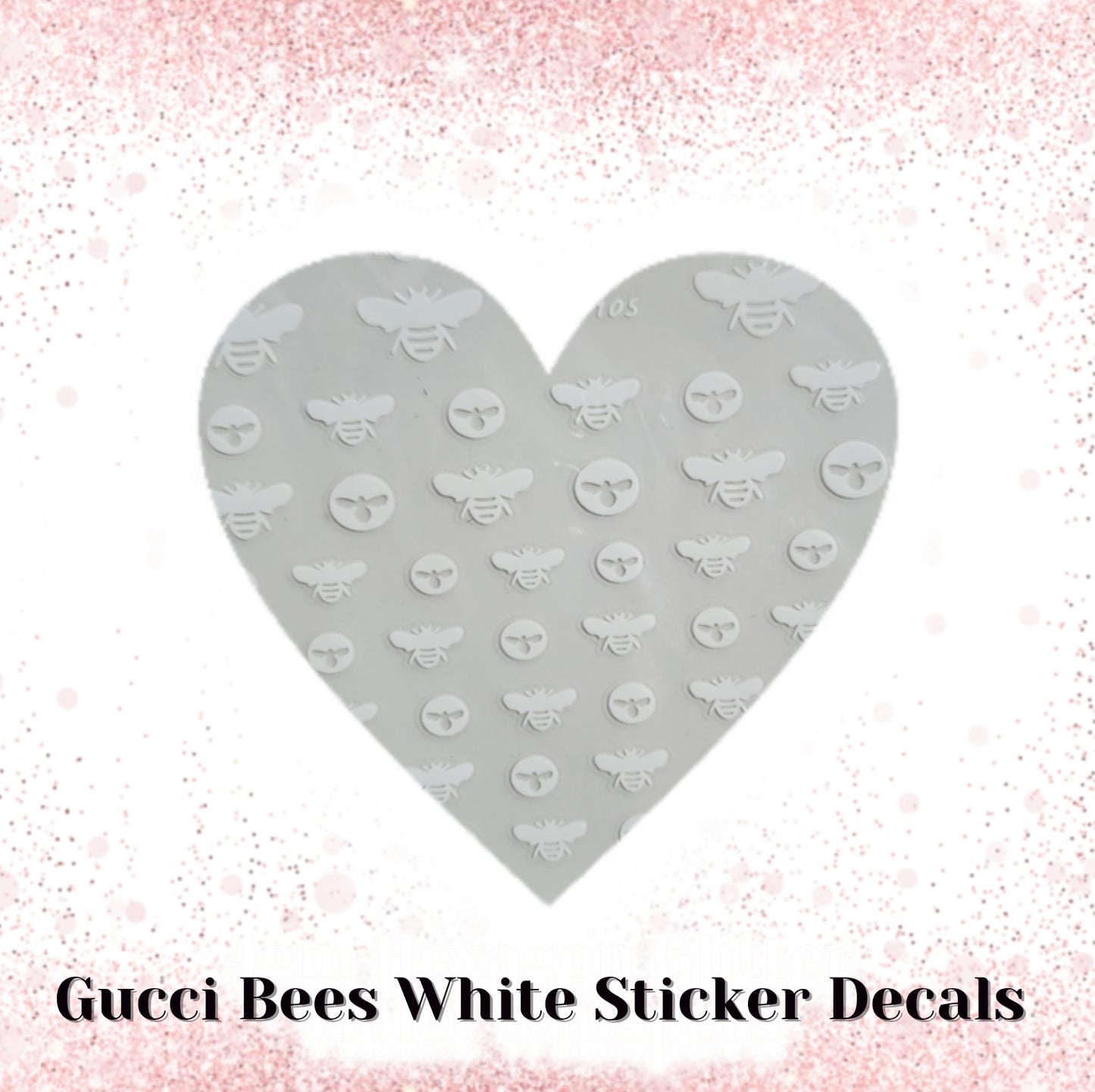 Gucci Bee Nail Sticker Decals