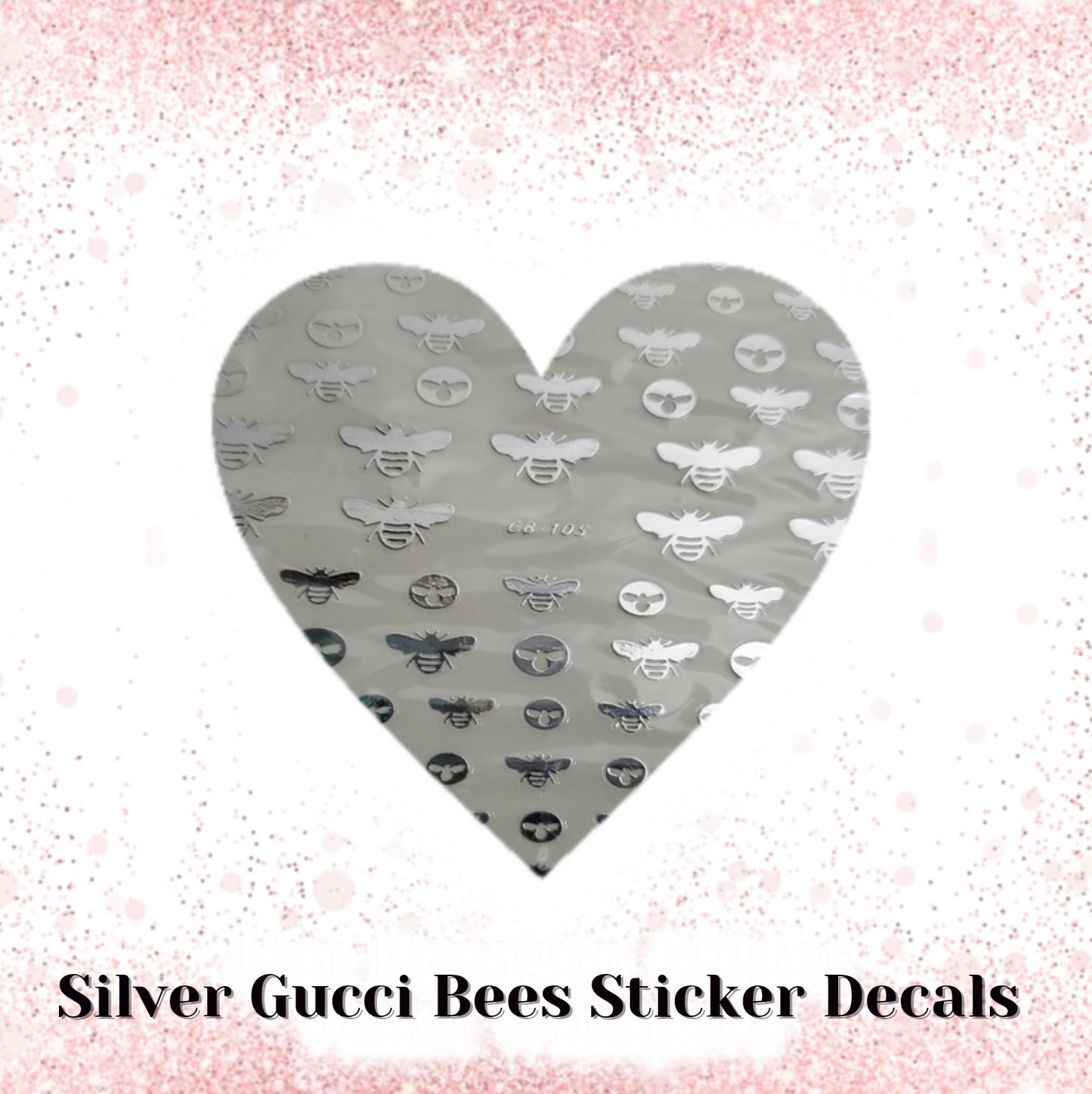 Gucci Bee Nail Sticker Decals