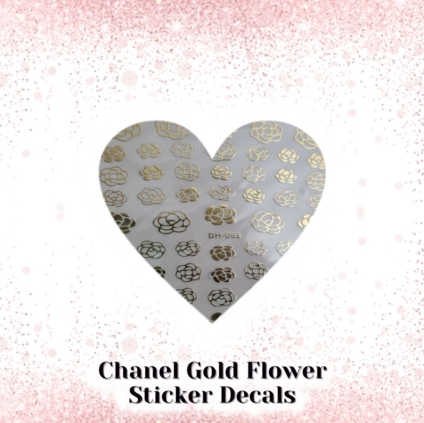 Chanel Flower Sticker Decals