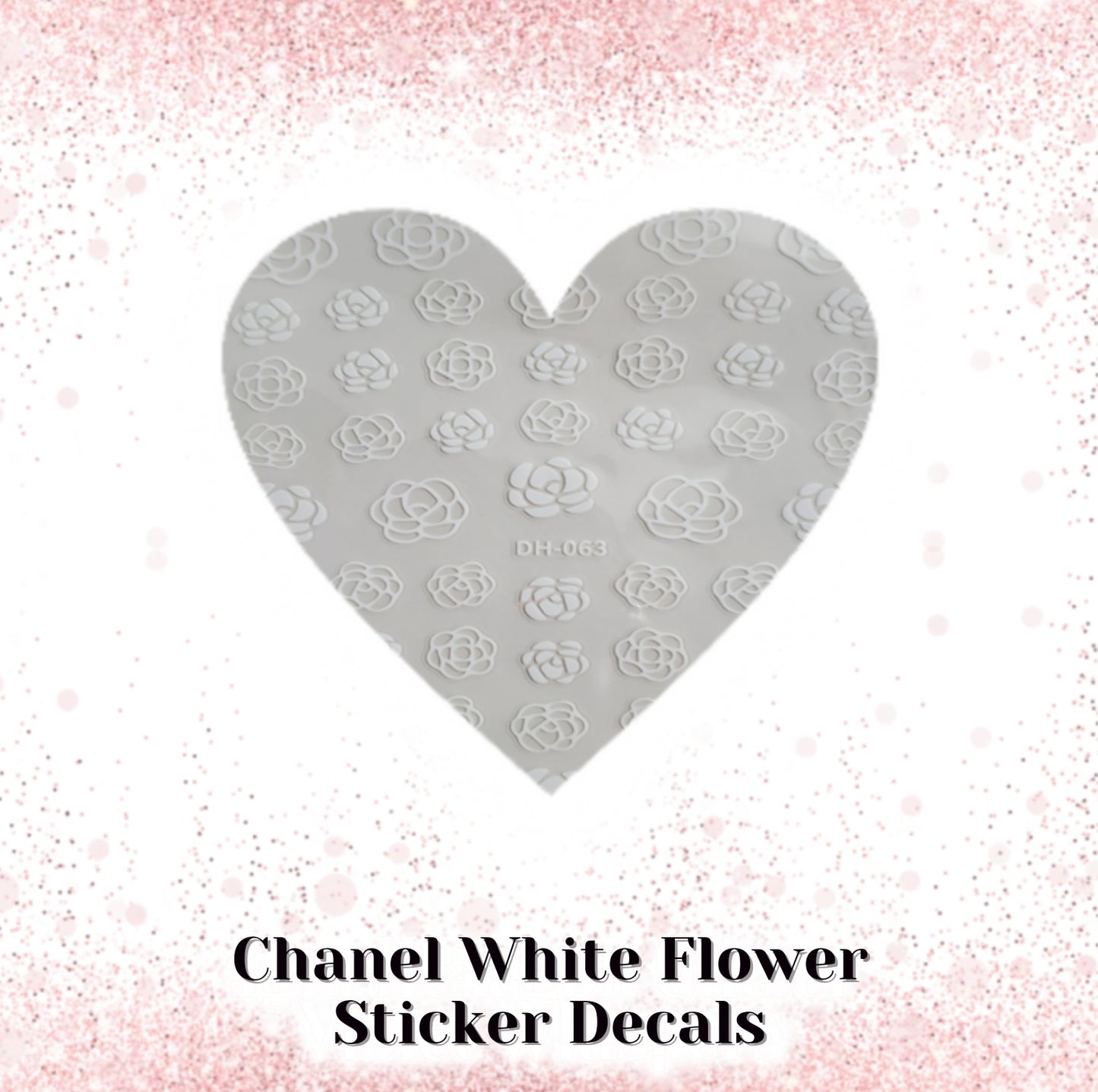 Chanel Flower Sticker Decals