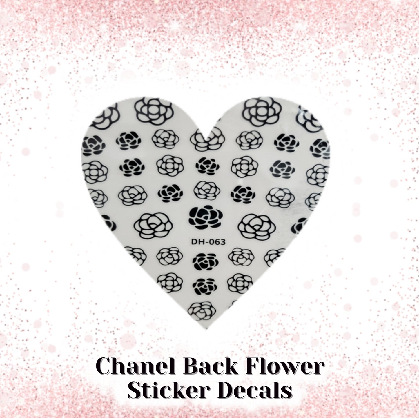 Chanel Flower Sticker Decals